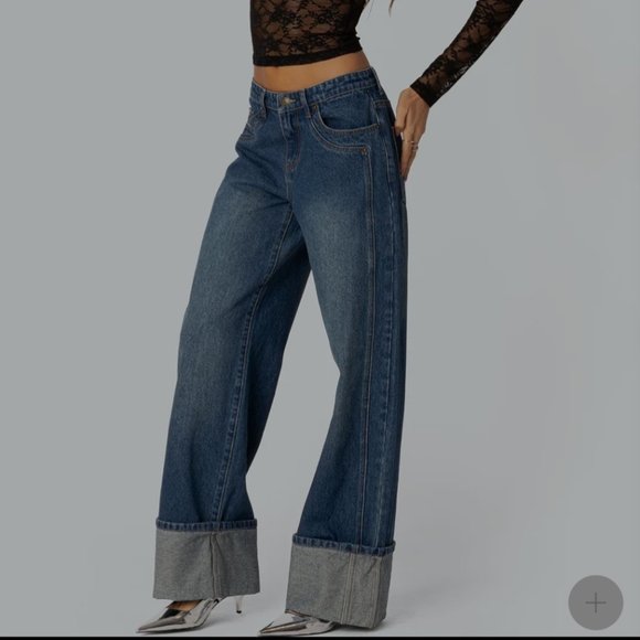 Vesper Cuffed Low Rise Jeans - NEW WITH TAGS - Picture 4 of 6